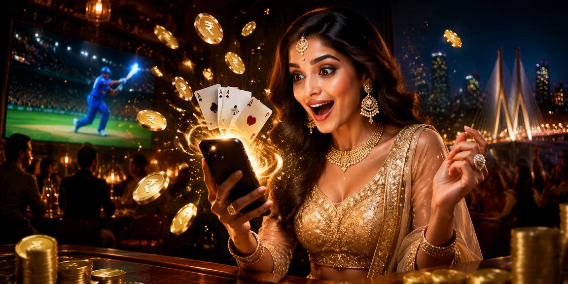 Indian cricket betting enthusiast browsing on mobile
