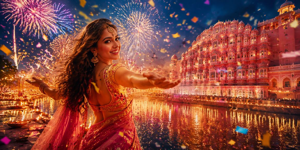 VIP enjoying exclusive casino event near Hawa Mahal Jaipur